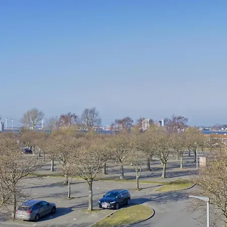 Inselblume 02 - Maritime Ferienwohnung, Blick Zum Yachthafen Casa de Férias